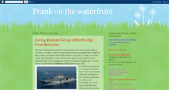 Desktop Screenshot of frankonthewaterfront.blogspot.com