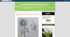 Desktop Screenshot of jardinseparquesdeportugal.blogspot.com
