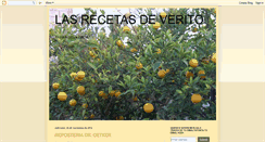 Desktop Screenshot of lasrecetascaserasdeverito.blogspot.com