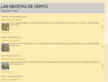 Tablet Screenshot of lasrecetascaserasdeverito.blogspot.com