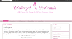 Desktop Screenshot of challengedfashionista.blogspot.com