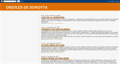 Desktop Screenshot of oriolesdesonoyta.blogspot.com