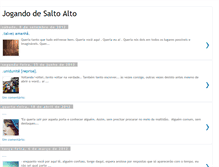 Tablet Screenshot of jogando-de-saltoalto.blogspot.com