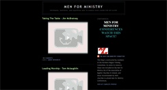 Desktop Screenshot of menforministry.blogspot.com