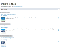 Tablet Screenshot of androidinspain.blogspot.com