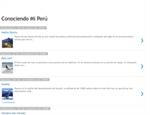 Tablet Screenshot of conociendoamiperu.blogspot.com