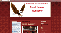 Desktop Screenshot of coraljovemrenascer-lenice.blogspot.com