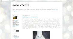 Desktop Screenshot of monncherie.blogspot.com