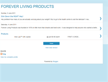 Tablet Screenshot of forever-living-shop.blogspot.com