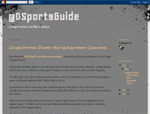 Tablet Screenshot of dsportsguide.blogspot.com