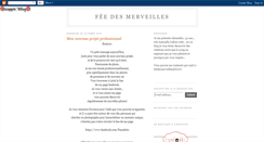 Desktop Screenshot of feedesmerveilles.blogspot.com