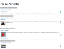 Tablet Screenshot of feedesmerveilles.blogspot.com