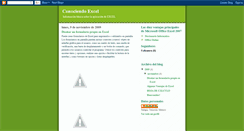 Desktop Screenshot of conociendoexcel.blogspot.com