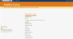 Desktop Screenshot of andhra-recipe.blogspot.com