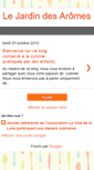 Mobile Screenshot of lejardindesaromes.blogspot.com