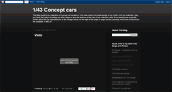 Desktop Screenshot of 143conceptcars.blogspot.com