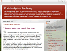 Tablet Screenshot of christianityisnotleftwing.blogspot.com