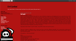 Desktop Screenshot of evilcanibal.blogspot.com