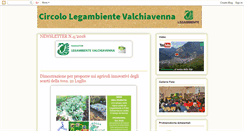 Desktop Screenshot of legambientevalchiavenna.blogspot.com