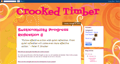 Desktop Screenshot of crookedtimberthoughts.blogspot.com