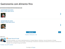 Tablet Screenshot of gastronomiacomalimentovivo.blogspot.com
