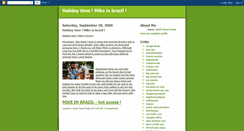 Desktop Screenshot of holida-mike-in-brazil.blogspot.com