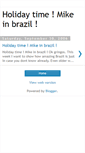 Mobile Screenshot of holida-mike-in-brazil.blogspot.com