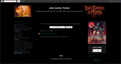 Desktop Screenshot of john-carter-movie-trailer.blogspot.com