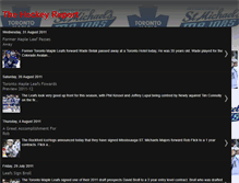 Tablet Screenshot of bloggershockeyreport.blogspot.com