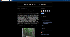 Desktop Screenshot of modernmountainhome.blogspot.com