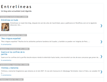 Tablet Screenshot of blogentrelineas.blogspot.com