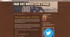 Desktop Screenshot of fadeoutmusicforablog.blogspot.com