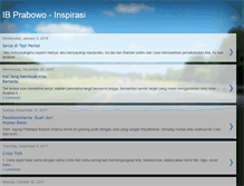 Tablet Screenshot of ibprabowo.blogspot.com
