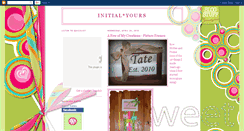 Desktop Screenshot of initialyours.blogspot.com