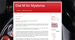 Desktop Screenshot of dialmformyeloma.blogspot.com