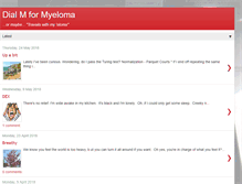 Tablet Screenshot of dialmformyeloma.blogspot.com