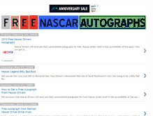 Tablet Screenshot of freenascarautographs.blogspot.com