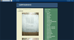 Desktop Screenshot of carpetaudh2010.blogspot.com