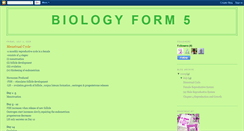 Desktop Screenshot of f5biology.blogspot.com