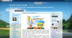 Desktop Screenshot of escolaluizacecilia.blogspot.com