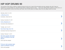 Tablet Screenshot of hiphopdrums90.blogspot.com