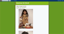 Desktop Screenshot of agdollworld.blogspot.com