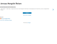 Tablet Screenshot of amraa-mongolei-reise.blogspot.com