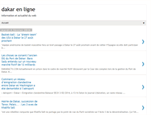 Tablet Screenshot of dakar-enligne.blogspot.com