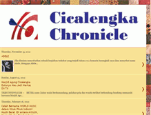 Tablet Screenshot of cicalengka-chronicle.blogspot.com
