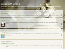 Tablet Screenshot of eventswithemilee.blogspot.com