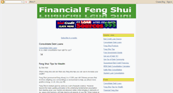 Desktop Screenshot of financialfengshui.blogspot.com