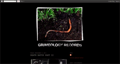 Desktop Screenshot of grimeology.blogspot.com