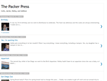 Tablet Screenshot of packerpress.blogspot.com