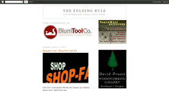 Desktop Screenshot of foldingrule.blogspot.com